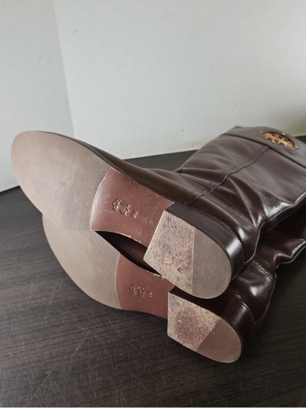 Tory Burch Kiernan Leather Riding Boots - Picture 6 of 6
